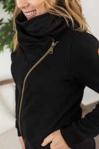 Quinn ZipUp Cowl - Black