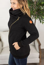 Load image into Gallery viewer, Quinn ZipUp Cowl - Black