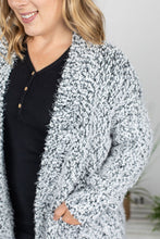 Load image into Gallery viewer, Fuzzy Cardigan - Frosted Grey