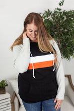 Load image into Gallery viewer, Ryan Hoodie - Orange and Black