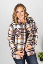 Load image into Gallery viewer, Molly Plaid Shacket - Pink and Brown
