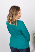 Load image into Gallery viewer, Harper Long Sleeve Henley - Teal