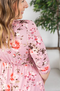 Taylor Dress - Mauve Floral