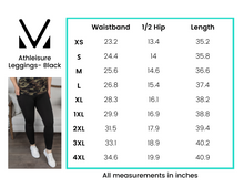 Load image into Gallery viewer, Athleisure Leggings - Black