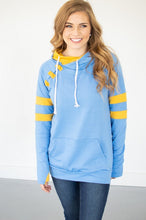 Load image into Gallery viewer, Sky Blue/Gold Varsity Hoodie