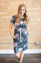 Load image into Gallery viewer, Floral Dress with Sleeves