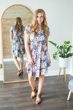Load image into Gallery viewer, Navy Floral Dress