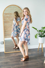 Load image into Gallery viewer, Navy Floral Dress