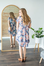 Load image into Gallery viewer, Navy Floral Dress