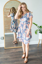 Load image into Gallery viewer, Navy Floral Dress