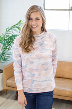 Load image into Gallery viewer, Precious Camo Crew Neck Top
