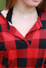 Load image into Gallery viewer, Sadie Kangaroo Top | Red Buffalo Plaid