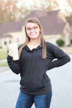 Load image into Gallery viewer, Sadie Kangaroo Top | Black
