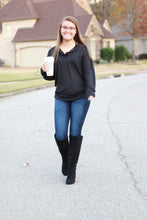 Load image into Gallery viewer, Sadie Kangaroo Top | Black
