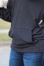 Load image into Gallery viewer, Sadie Kangaroo Top | Black