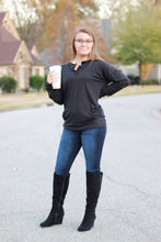 Load image into Gallery viewer, Sadie Kangaroo Top | Black