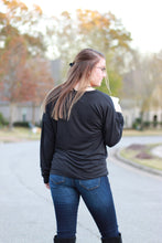 Load image into Gallery viewer, Sadie Kangaroo Top | Black