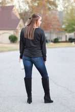 Load image into Gallery viewer, Sadie Kangaroo Top | Black