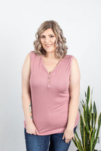 Load image into Gallery viewer, Addison Henley Tank - Rose