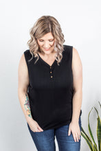 Load image into Gallery viewer, Addison Henley Tank - Black