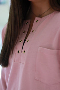 Pink Long Sleeve Shirt