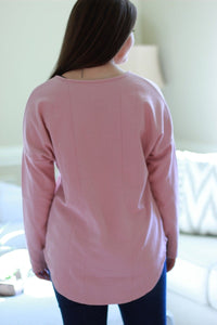 Pink Long Sleeve Shirt