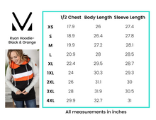 Load image into Gallery viewer, Ryan Hoodie - Orange and Black