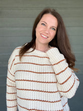 Load image into Gallery viewer, Lost in The Moment Striped Sweater