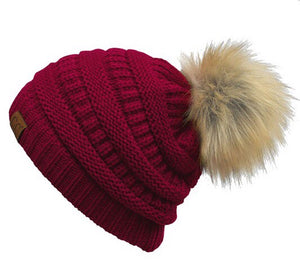 C.C Beanie With Pom