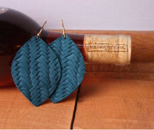 Load image into Gallery viewer, Braided Leather Earrings