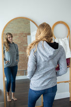 Load image into Gallery viewer, Quilted Hoodie | Charcoal and Black