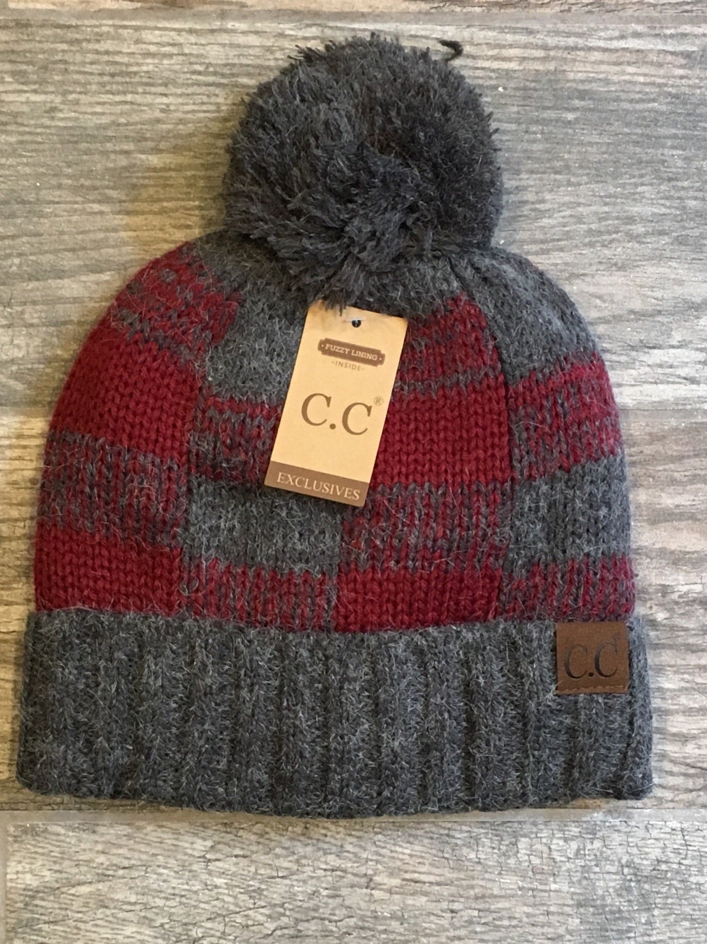 Plaid Beanie