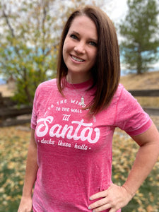 Santa Decks These Halls Tee