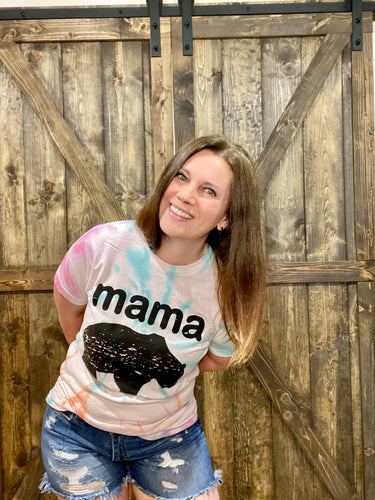 Mama Bear Tie Dye Tee