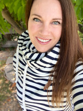Load image into Gallery viewer, Wanakome Artemis- Navy and Ivory Stripes