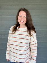 Load image into Gallery viewer, Lost in The Moment Striped Sweater