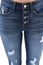 Load image into Gallery viewer, Kan Can Distressed Jeans