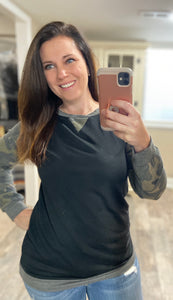 Camo Raglan
