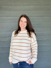 Load image into Gallery viewer, Lost in The Moment Striped Sweater