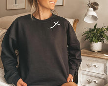 Load image into Gallery viewer, Jesus Has My Back Pullover Sweatshirt