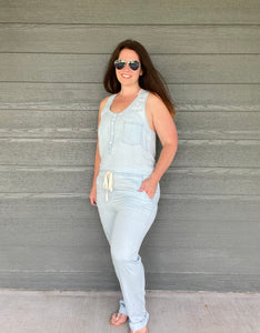 California Dreaming Chambray Jumpsuit