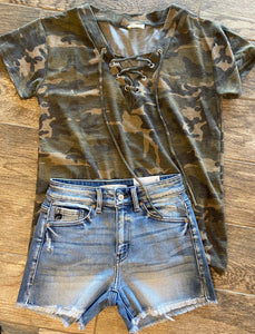 No Hiding Camo Top
