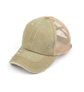 C.C Distressed Hat- Multiple Colors