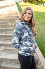 Load image into Gallery viewer, Flirty Camo Half Zip Hoodie Now Available in Kids!