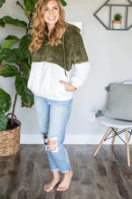 Load image into Gallery viewer, Sherpa Hoodie | Olive