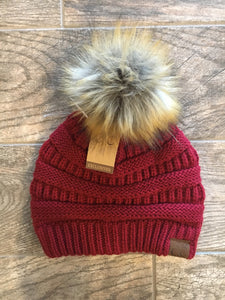 C.C Beanie With Pom