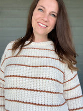 Load image into Gallery viewer, Lost in The Moment Striped Sweater