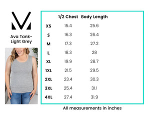 Ava Tank- Light Grey