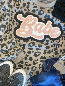 Babe Pullover Sweatshirt