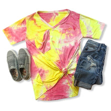 Load image into Gallery viewer, Sherbet Tie Dye Slouchy Pocket Tee